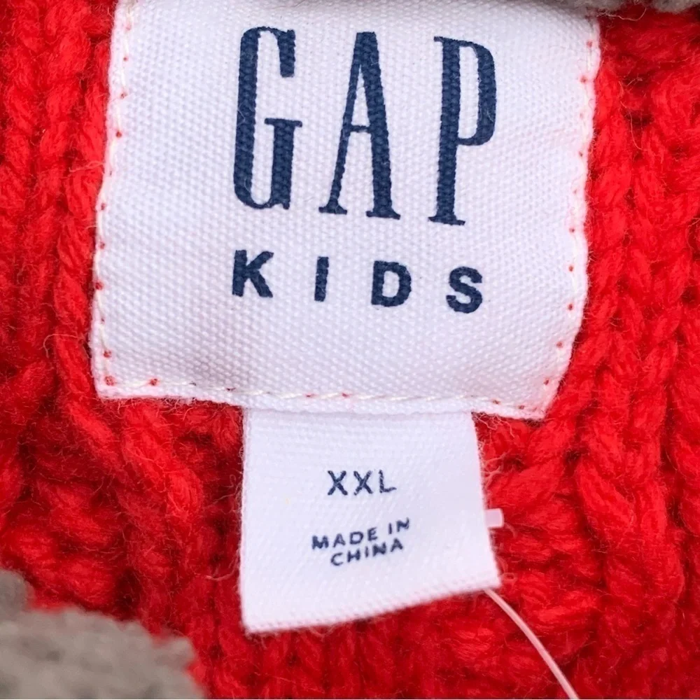 🆕 Gap Kids Cable Knit 1/4 Button Sweater Youth Size XXL